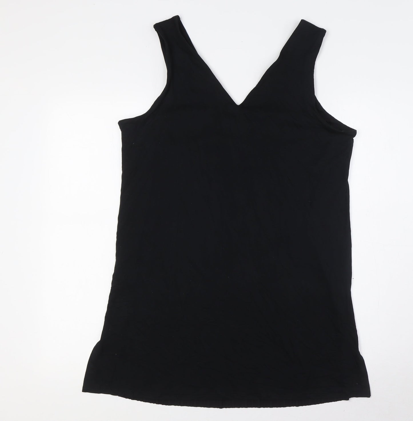 Womens UK Size 14 Marks and Spencer Black Basic Tank