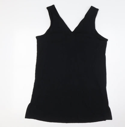 Womens UK Size 14 Marks and Spencer Black Basic Tank