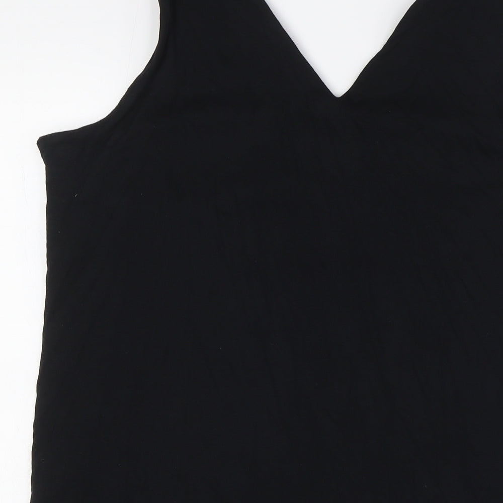 Womens UK Size 14 Marks and Spencer Black Basic Tank