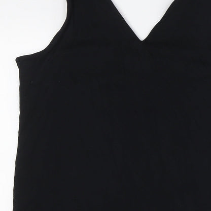Womens UK Size 14 Marks and Spencer Black Basic Tank