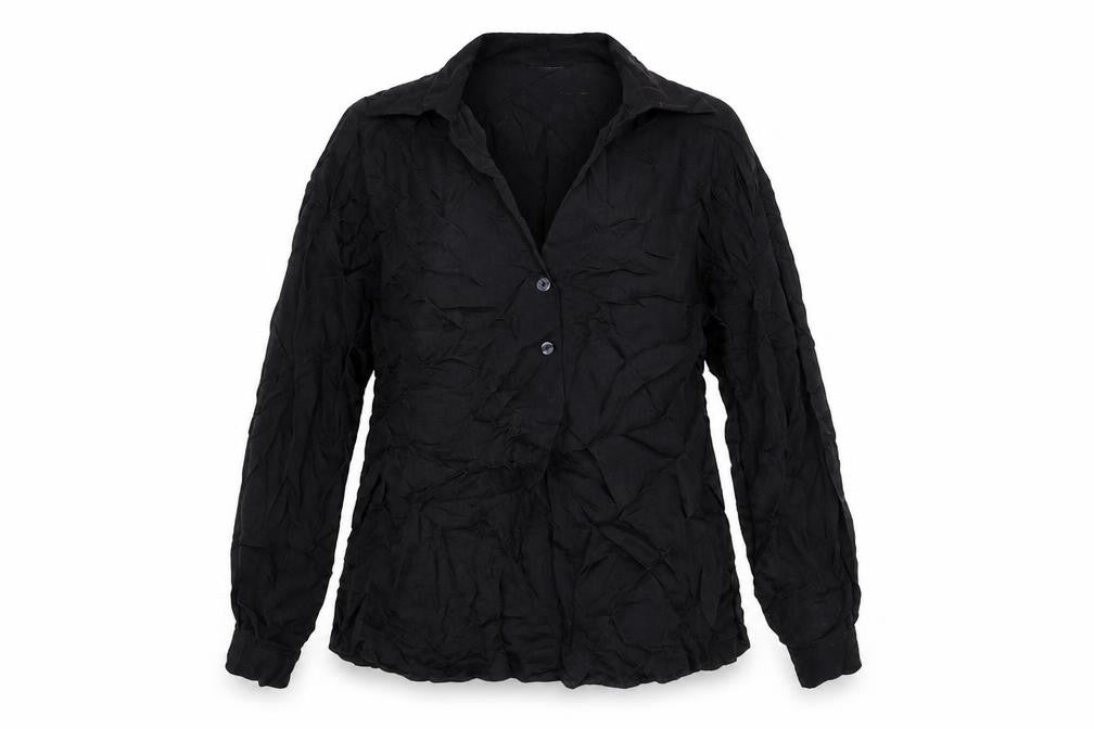 Womens UK Size 6 Oliver Bonas Black Basic Blouse