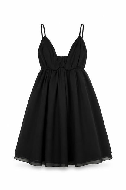 Love Womens Black Polyester Mini Size S V-Neck Zip - Size S/M
