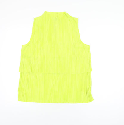 Womens UK Size 14 NEXT Yellow Basic T-Shirt
