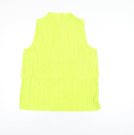 Womens UK Size 14 NEXT Yellow Basic T-Shirt