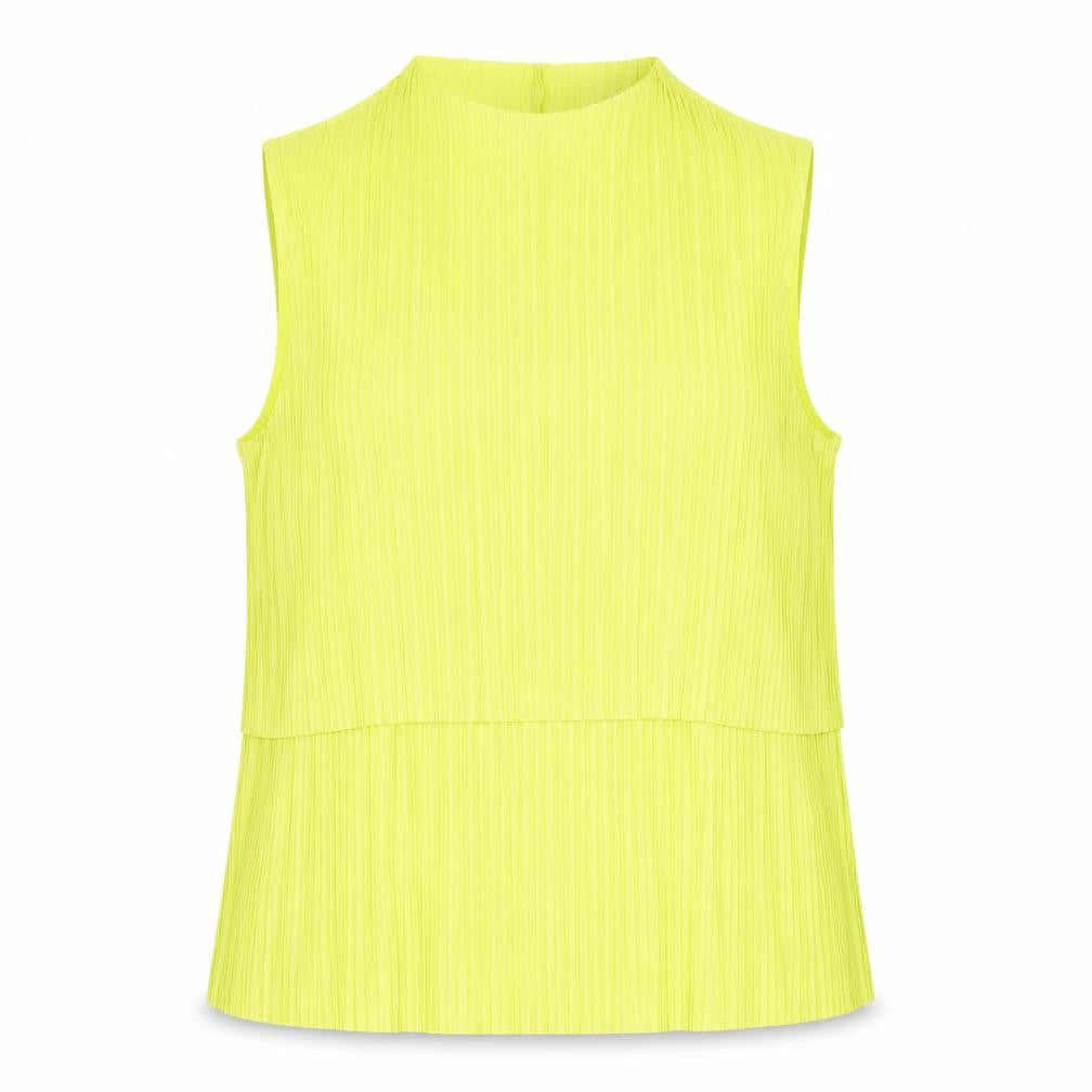 Womens UK Size 14 NEXT Yellow Basic T-Shirt