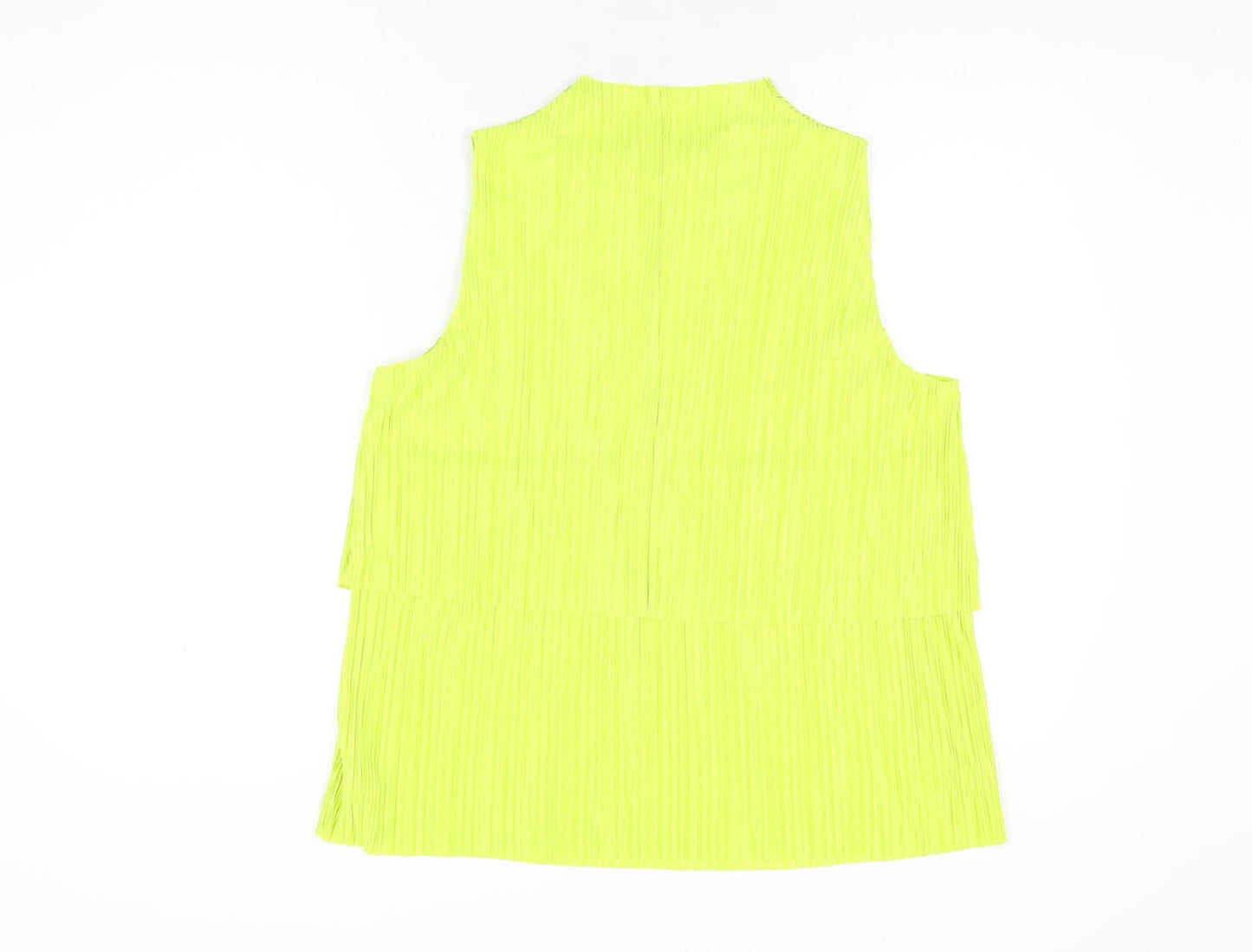 Womens UK Size 14 NEXT Yellow Basic T-Shirt