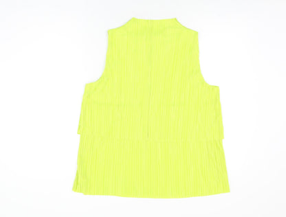 Womens UK Size 14 NEXT Yellow Basic T-Shirt