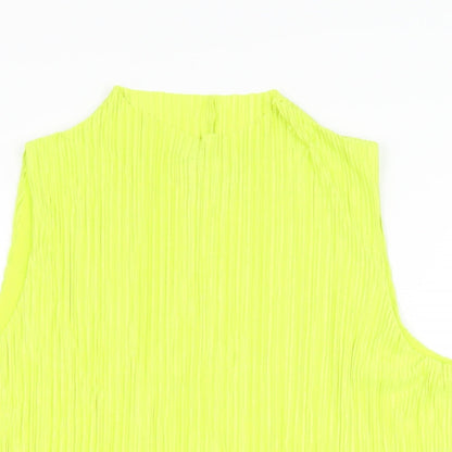 Womens UK Size 14 NEXT Yellow Basic T-Shirt