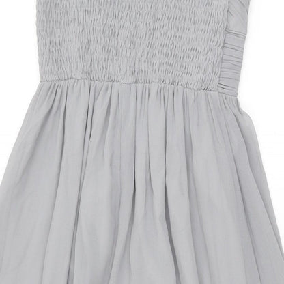 Little Mistress Womens Grey Polyester Maxi Size 10 Round Neck Pullover