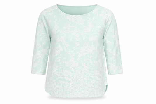 Womens UK Size 14 Per Una Green Basic T-Shirt