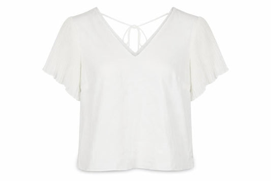 Womens UK Size 12 New Look White Basic Blouse