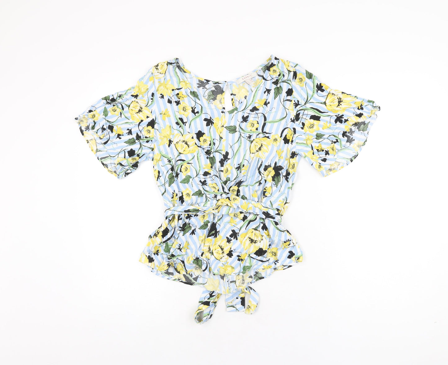 Womens UK Size M Spirit Blue Basic Blouse