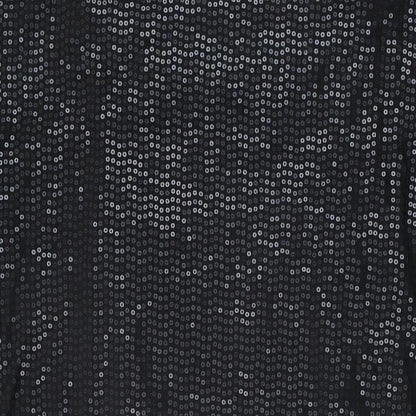 Monsoon Womens Black Polyester Shift Size 12 Round Neck Pullover