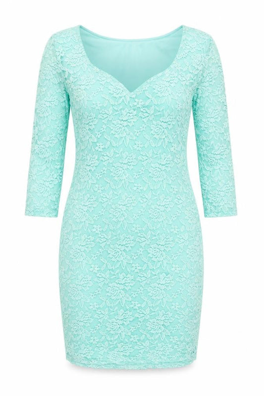 ASOS Womens Blue Floral Nylon Bodycon Size 12 Sweetheart Pullover