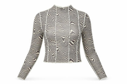 Womens UK Size M H&M Grey Basic T-Shirt