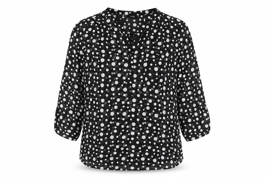 Womens UK Size M Wallis Black Basic Blouse
