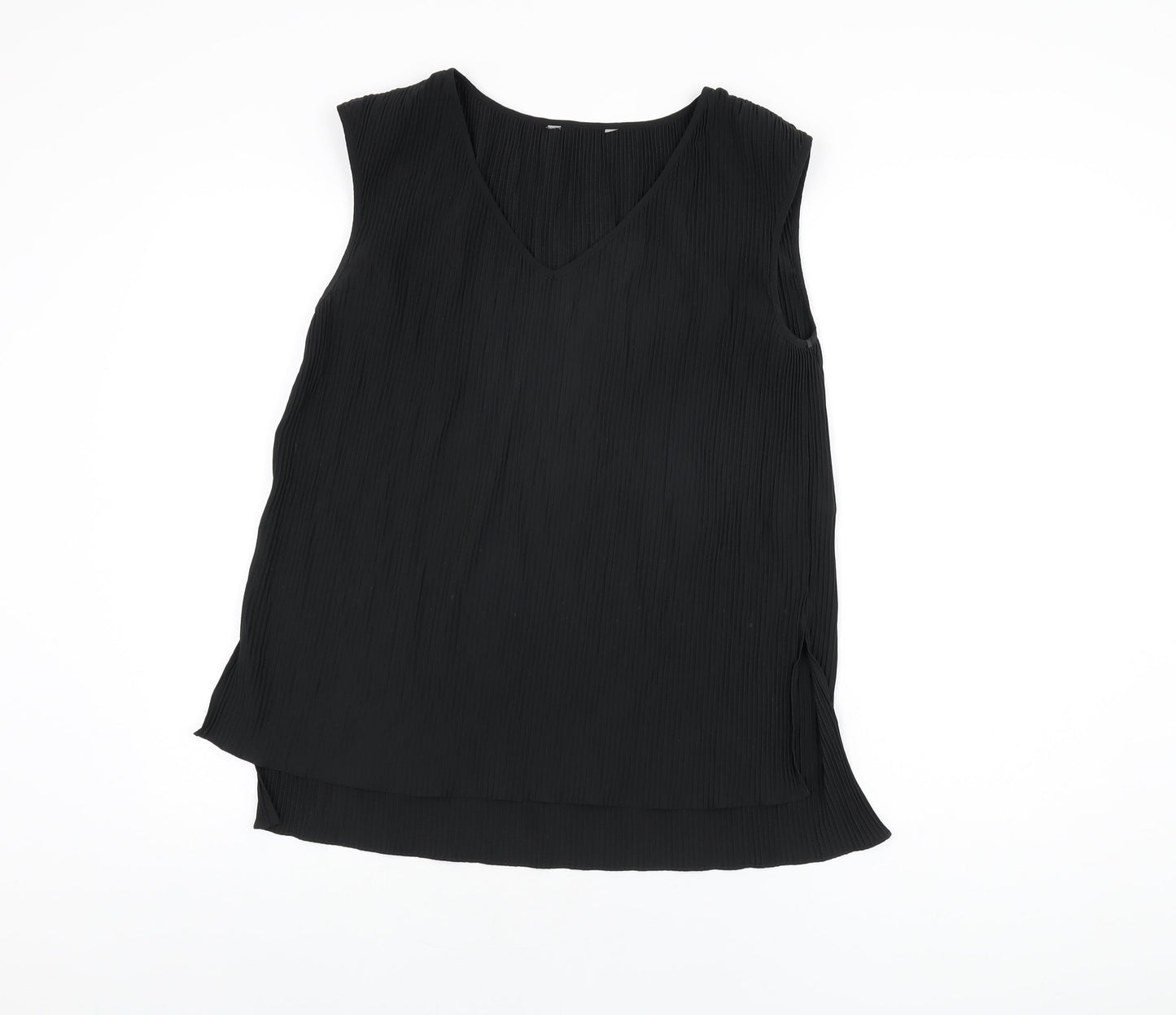 Womens UK Size 8 NEXT Black Basic T-Shirt