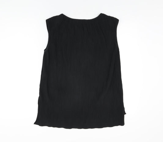 Womens UK Size 8 NEXT Black Basic T-Shirt