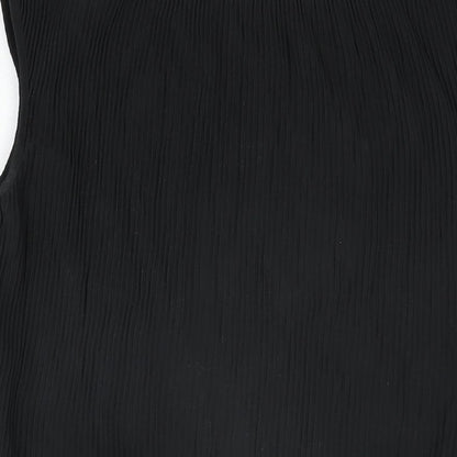 Womens UK Size 8 NEXT Black Basic T-Shirt