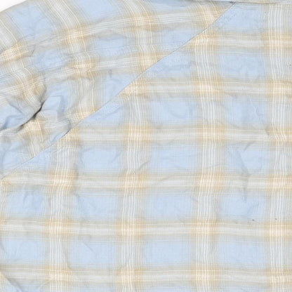 Womens UK Size M Urban Outfitters Blue Basic Button-Up