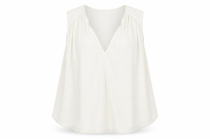 Womens UK Size S H&M Ivory Basic Blouse