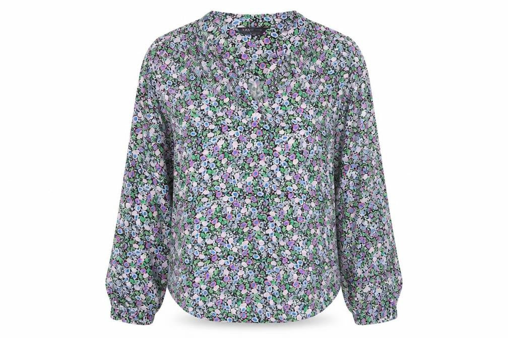 Womens UK Size 8 Marks and Spencer Multicoloured Basic Blouse