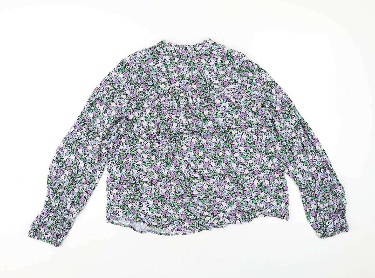 Womens UK Size 8 Marks and Spencer Multicoloured Basic Blouse