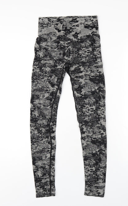 Love & Other Things Womens Grey Nylon Capri Leggings Size 6 L27 in Regular Pullover