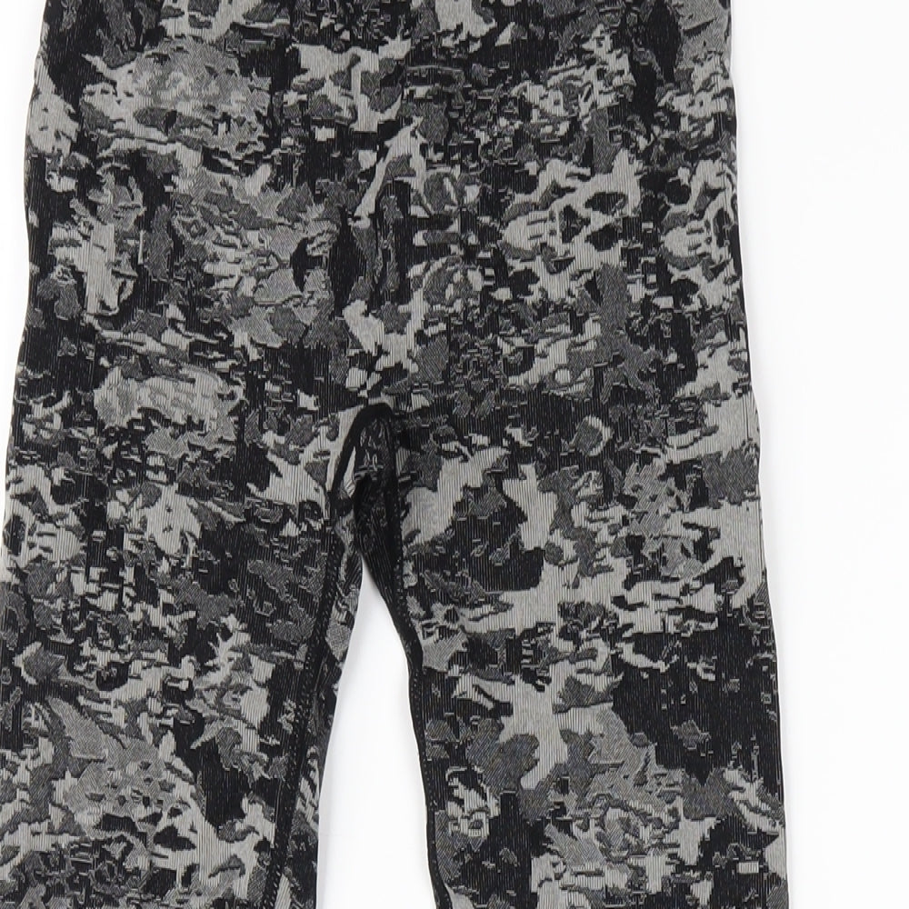 Love & Other Things Womens Grey Nylon Capri Leggings Size 6 L27 in Regular Pullover
