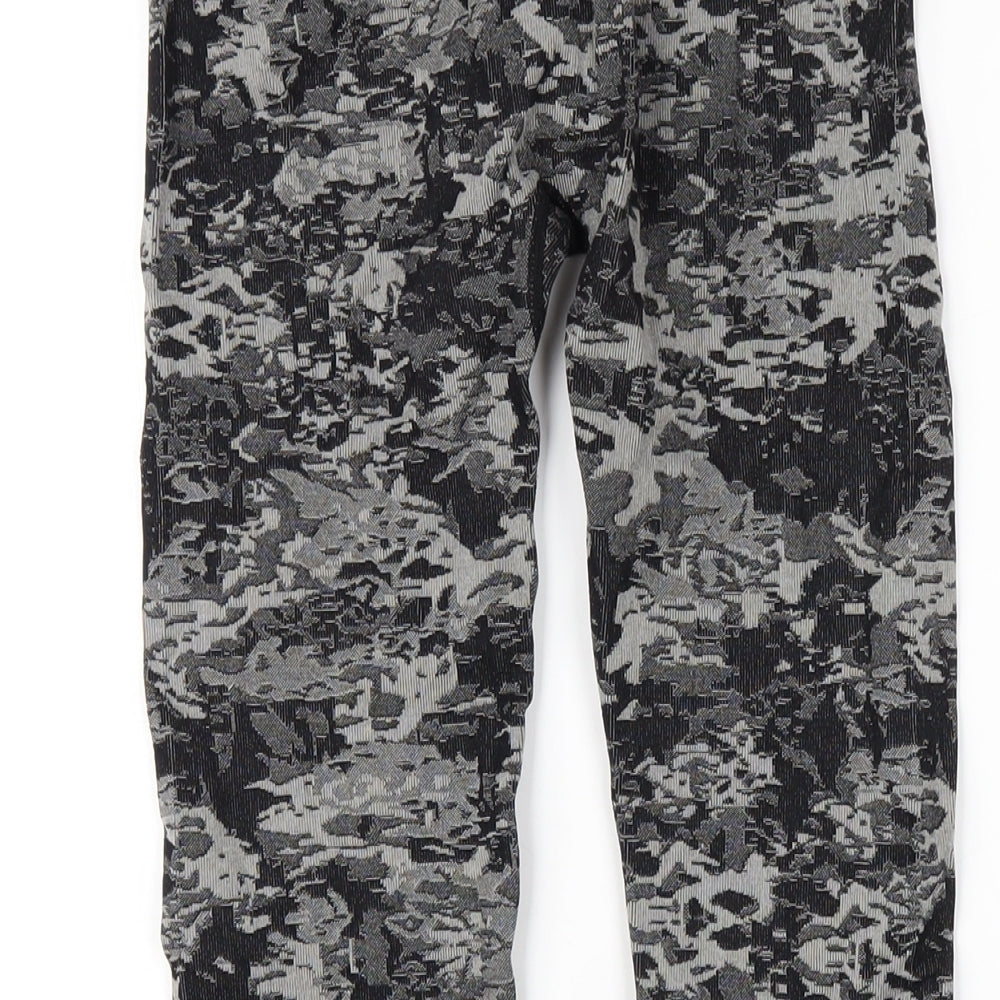 Love & Other Things Womens Grey Nylon Capri Leggings Size 6 L27 in Regular Pullover