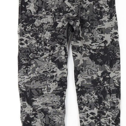 Love & Other Things Womens Grey Nylon Capri Leggings Size 6 L27 in Regular Pullover