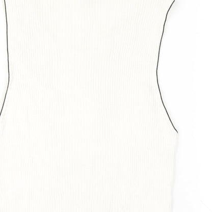 Womens UK Size 16 NEXT Ivory Basic Tank