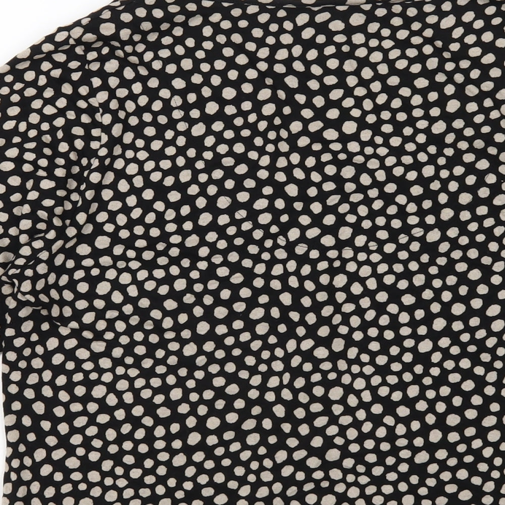 Womens UK Size 14 Marks and Spencer Black Basic T-Shirt