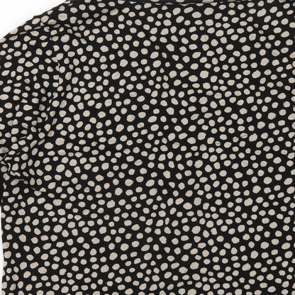 Womens UK Size 14 Marks and Spencer Black Basic T-Shirt