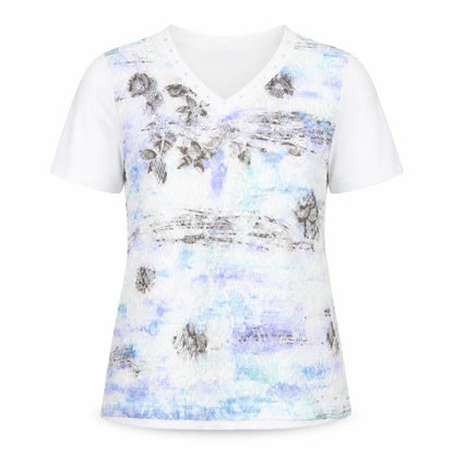 Womens UK Size M Paramour White Basic T-Shirt