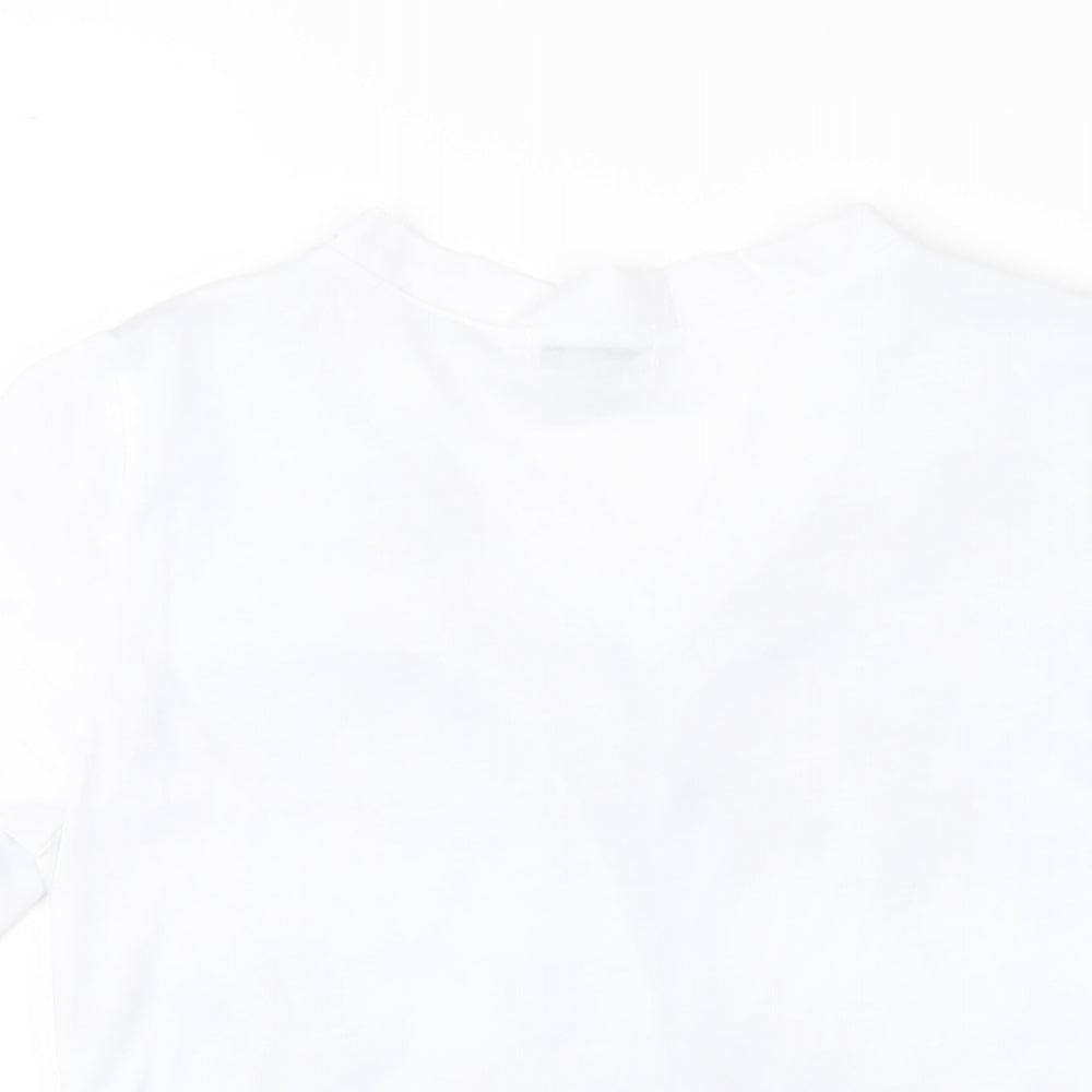 Womens UK Size M Paramour White Basic T-Shirt
