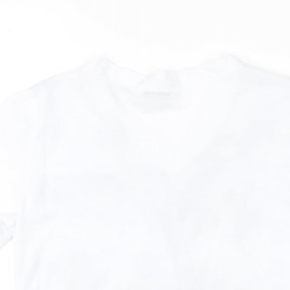 Womens UK Size M Paramour White Basic T-Shirt
