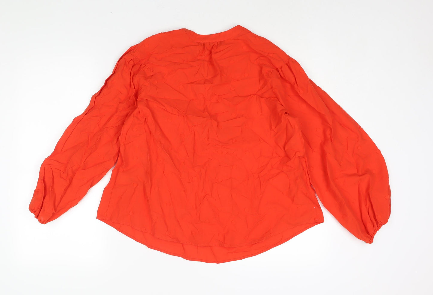 Womens UK Size 8 Marks and Spencer Red Basic Blouse