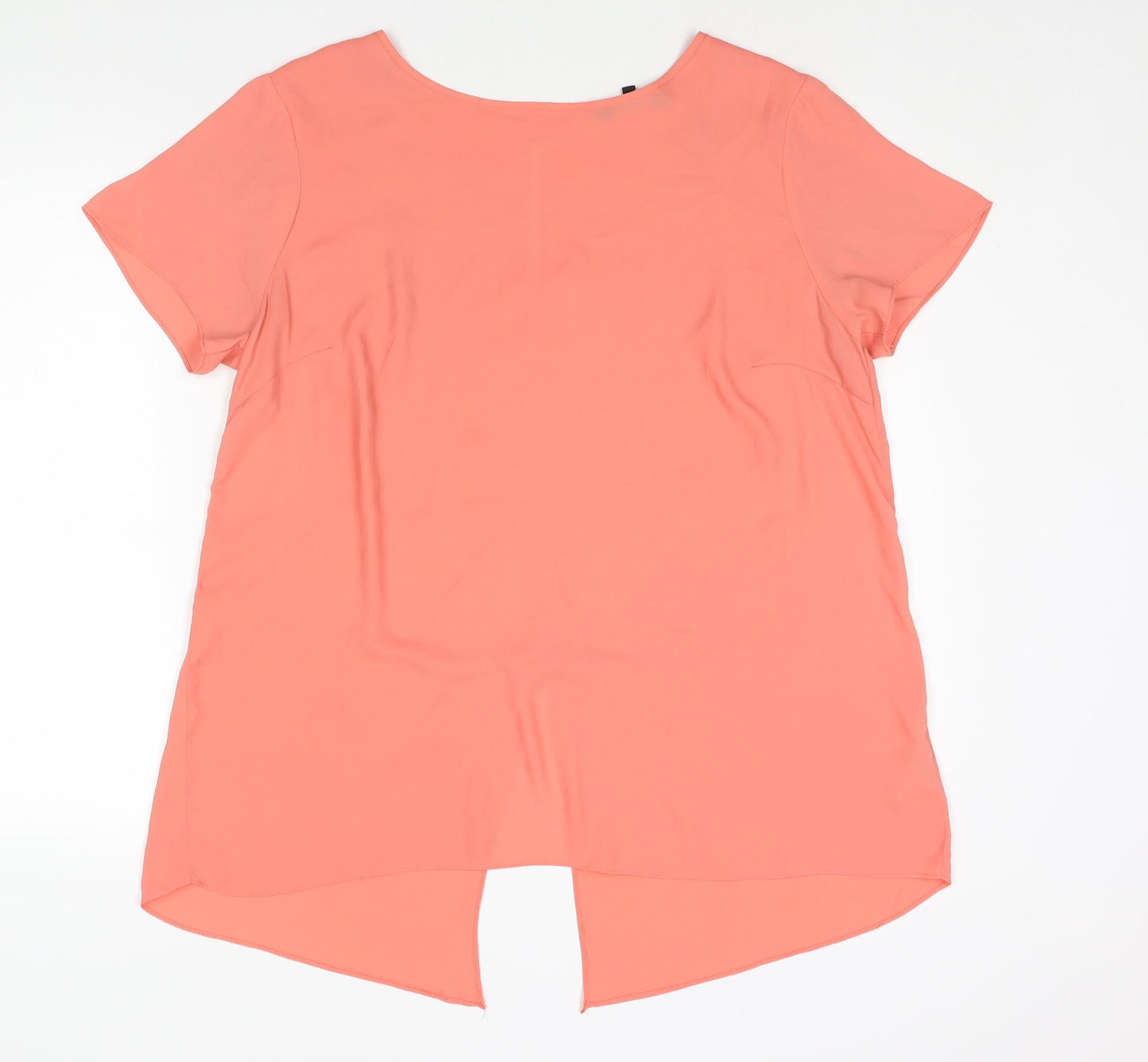 Womens UK Size 18 New Look Pink Basic Blouse
