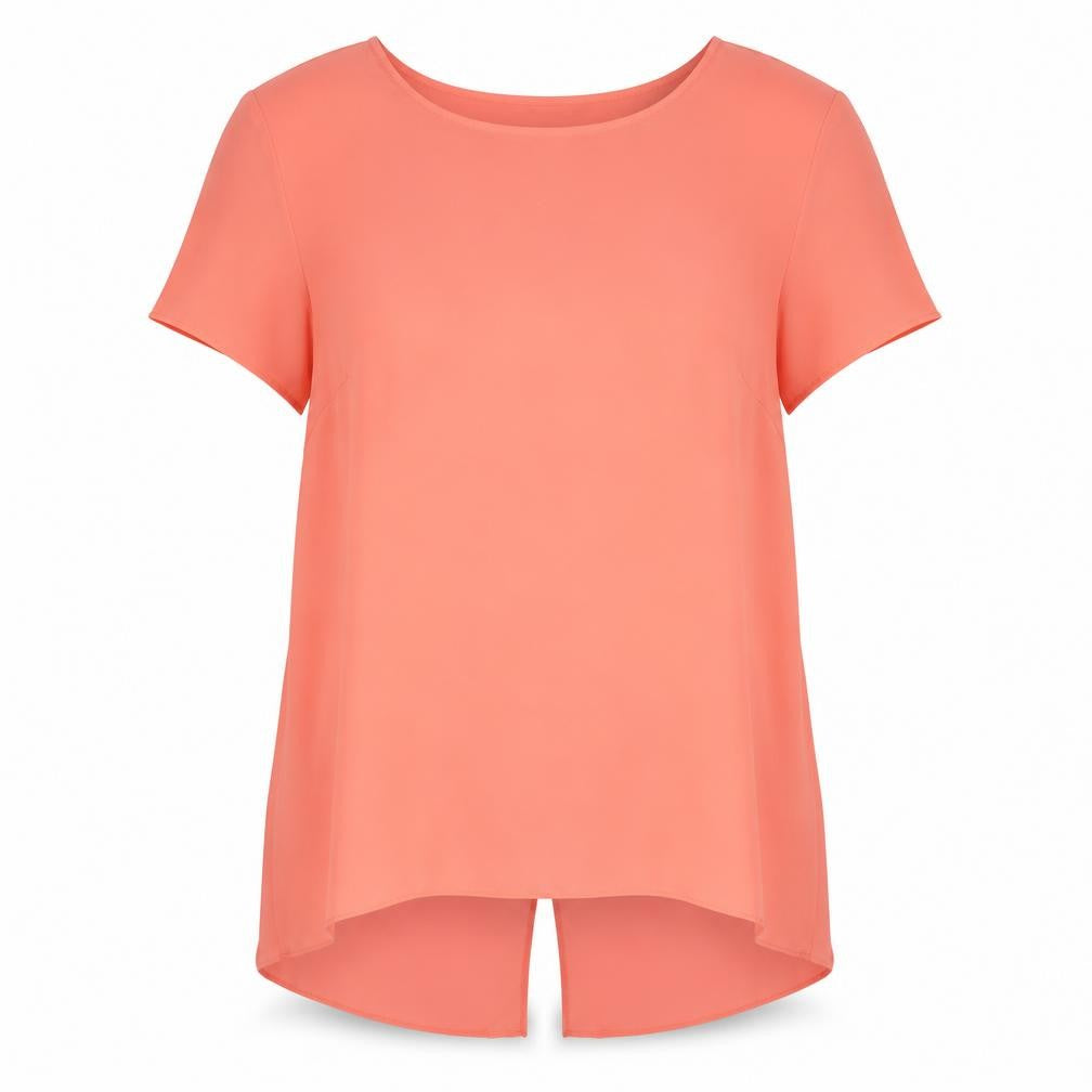Womens UK Size 18 New Look Pink Basic Blouse