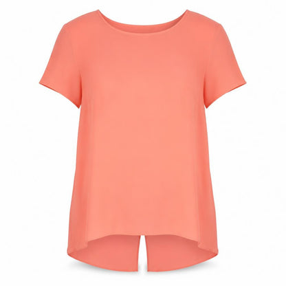 Womens UK Size 18 New Look Pink Basic Blouse