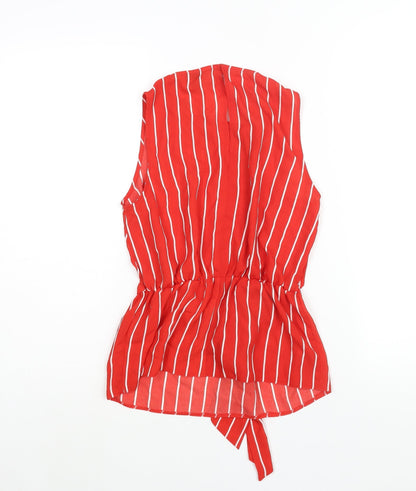 Womens UK Size 6 River Island Red Camisole Blouse