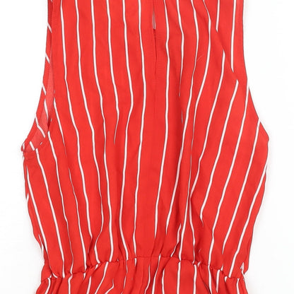 Womens UK Size 6 River Island Red Camisole Blouse