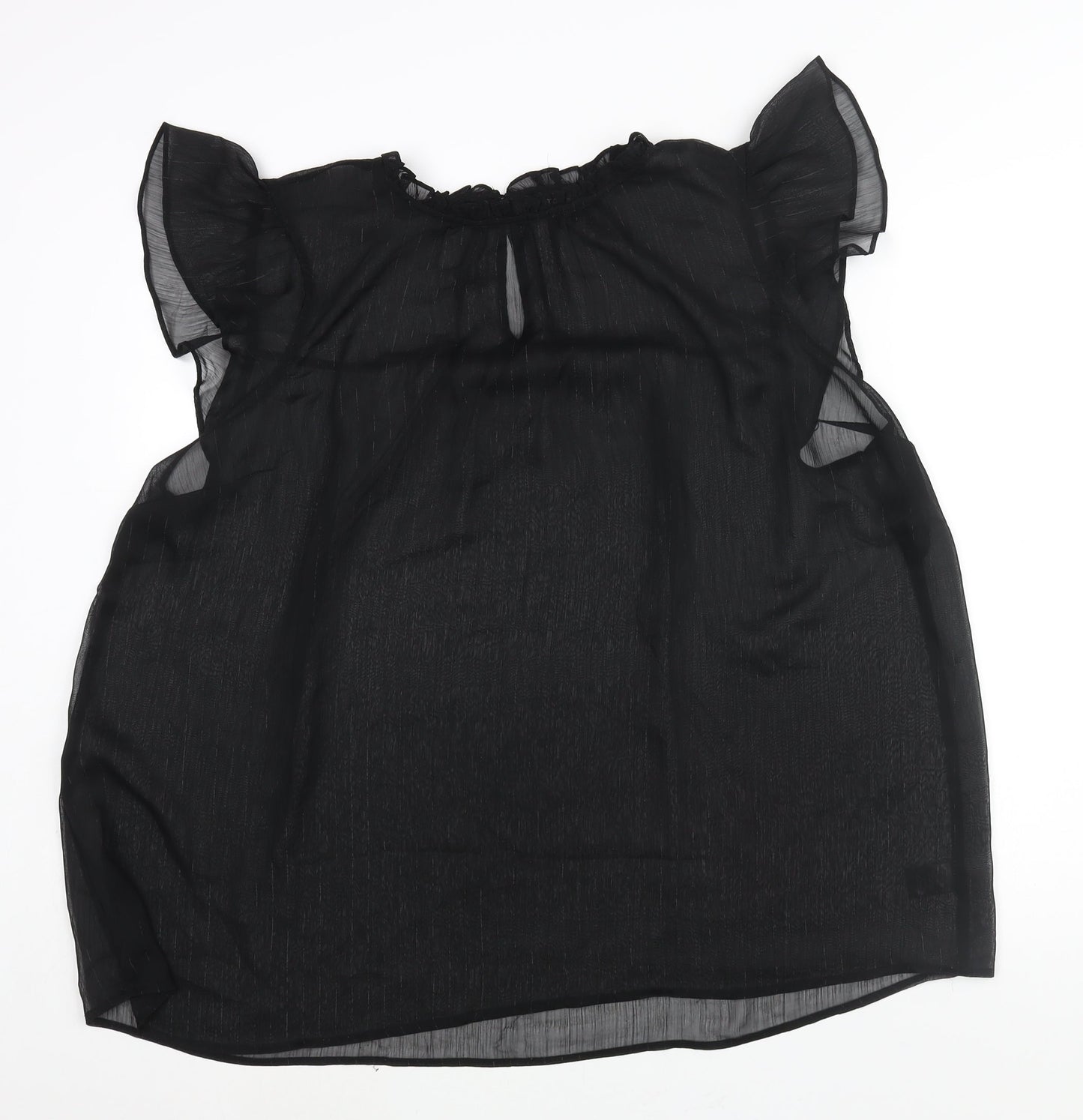Womens UK Size 18 Torrid Black Basic Blouse