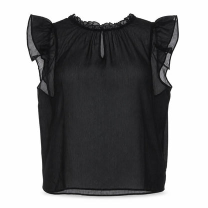 Womens UK Size 18 Torrid Black Basic Blouse