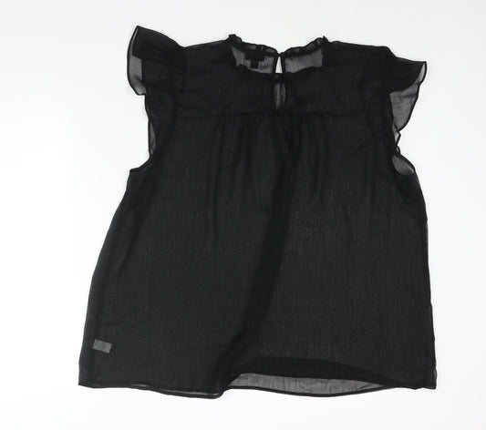 Womens UK Size 18 Torrid Black Basic Blouse