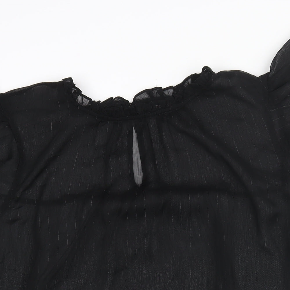 Womens UK Size 18 Torrid Black Basic Blouse