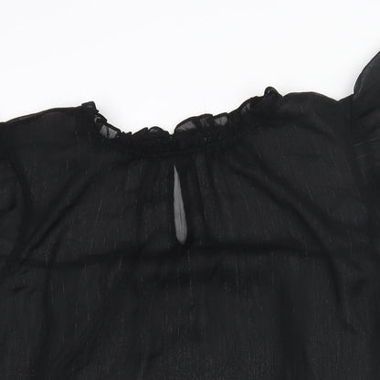 Womens UK Size 18 Torrid Black Basic Blouse