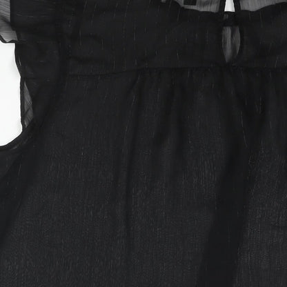 Womens UK Size 18 Torrid Black Basic Blouse