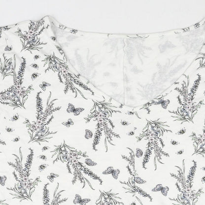 Womens UK Size 26 Arcadia White Basic Blouse